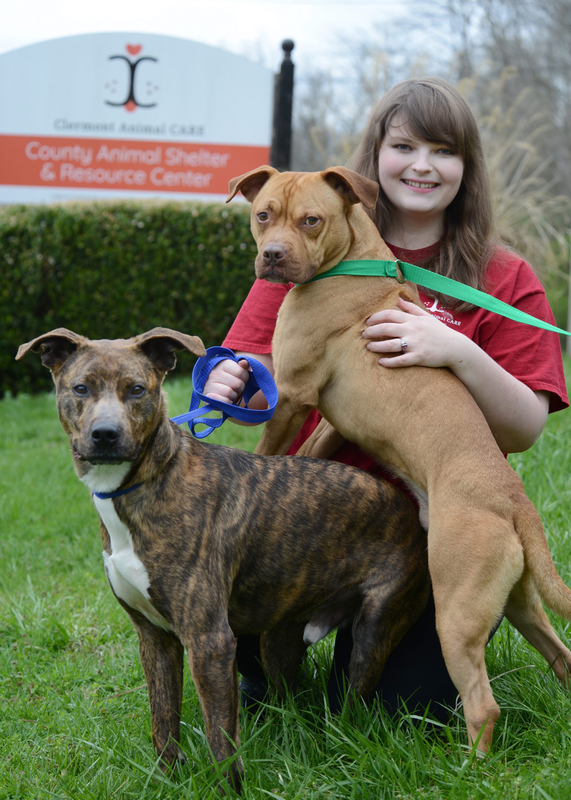 Madison Powers with Cubby & Dash